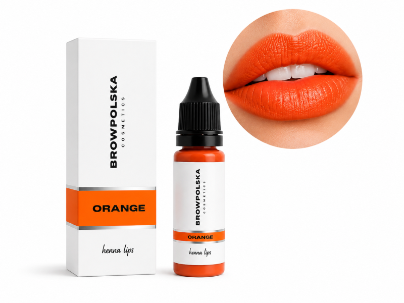 HENNA LIPS – ORANGE 80 aplikacji 10 ml