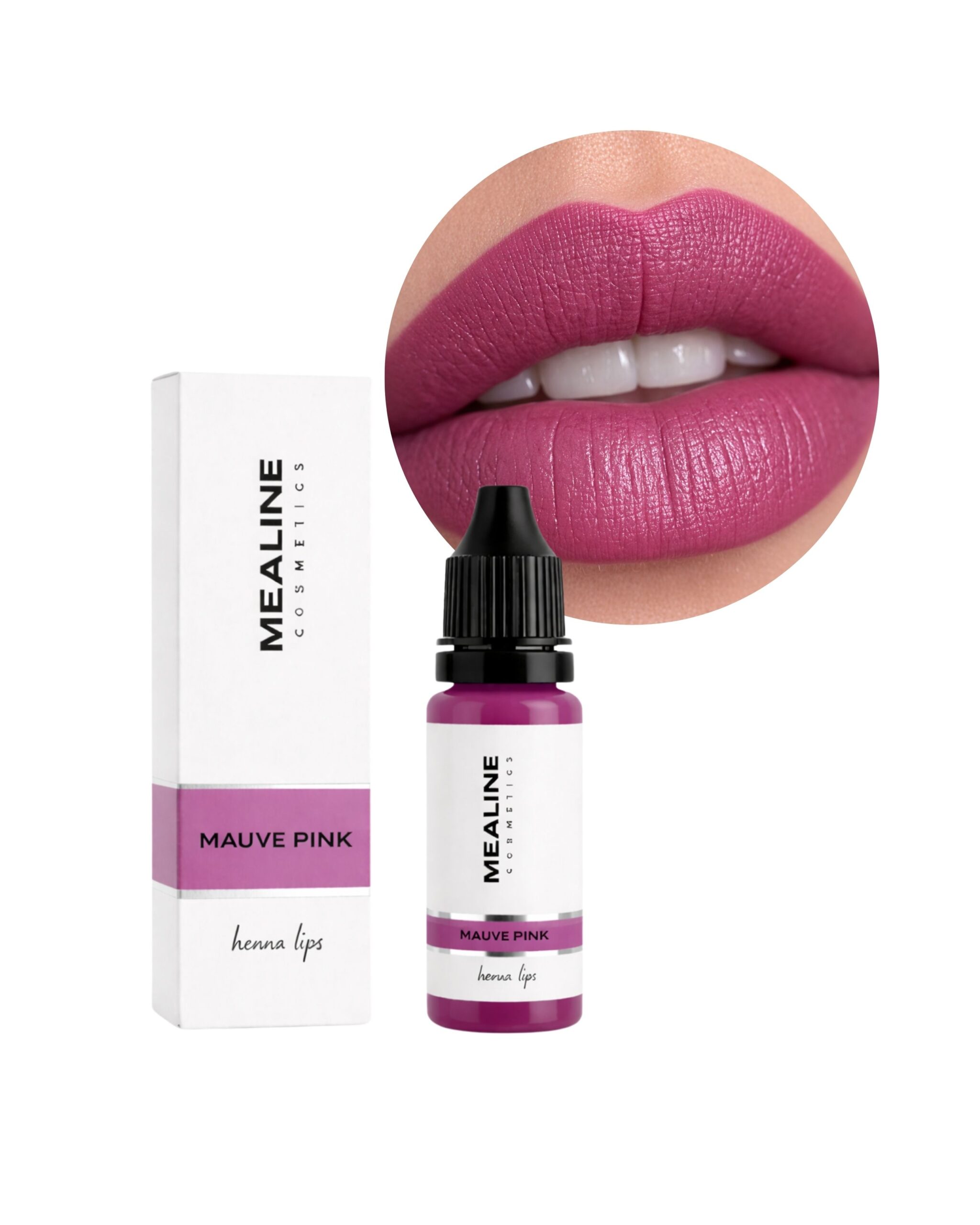 HENNA LIPS – PRETTY PINK ( MAUVE ) – CHŁODNY RÓŻ 80 aplikacji 10 ml